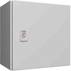 1033000, AX Series RAL7035 Sheet Steel Enclosure, IP66, IK10, Grey Lid, 300 x 300 x 210mm