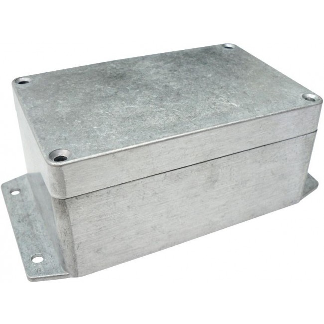 MC001079, Metal Enclosure, With Flange, Small, Diecast Aluminium, 57 mm, 80 mm, 125 mm, IP65