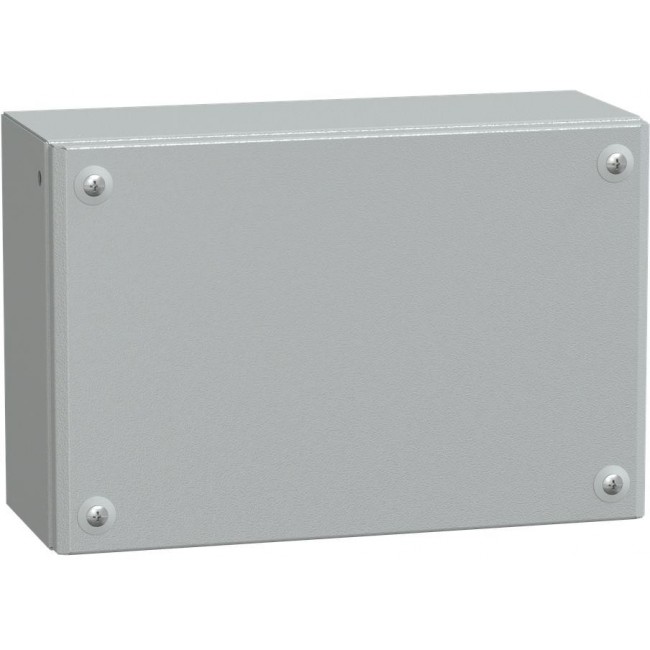 Steel enclosure, (L x W x H) 200 x 300 x 120 mm, light gray (RAL 7035), IP66, NSYSBM203012