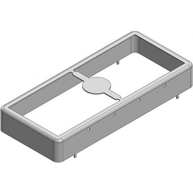 MS544-10F, EMI Gaskets, Sheets, Absorbers & Shielding 54.4 x 23.9 x 7.5mm Two-piece Drawn-Seamless RF Shield/EMI Shield FRAME (CRS)