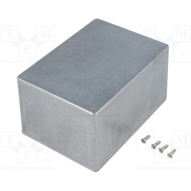 1550K, Box Aluminum Unpainted Cover Included 5.512" L x 4.016" W (140.00mm x 102.01mm) X 3.016" (76.61mm)