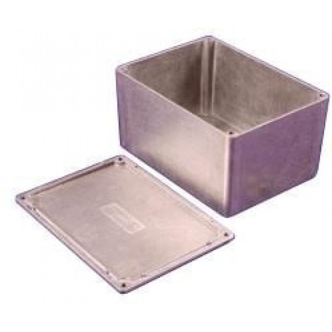 1550K, Box Aluminum Unpainted Cover Included 5.512" L x 4.016" W (140.00mm x 102.01mm) X 3.016" (76.61mm)