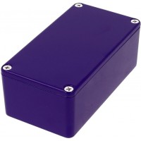 1590BSCB, Enclosures, Boxes, & Cases Diecast Alum Blue 4.40 x 2.38 x 1.50