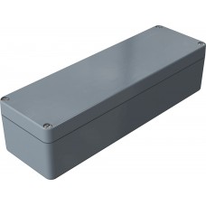 021032080, Polyester Standard Series Grey Glass Fibre Reinforced Polyester Enclosure, IP66, IK08, Grey Lid, 320 x 100 x 81mm