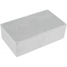 RTM5006/16-NAT, 5000 Series Grey Die Cast Aluminium Enclosure, IP54, Grey Lid, 192 x 112 x 61mm