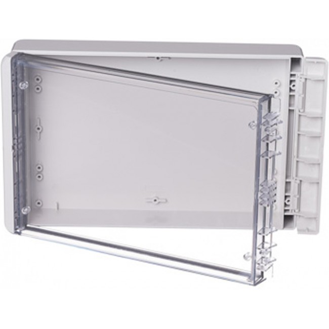 96026325 B 261706 PC-V0-G-7035, Bocube Series Light Grey Polycarbonate V0 Enclosure, IP66, IP68, IK07, Transparent Lid, 271 x 170 x 60mm