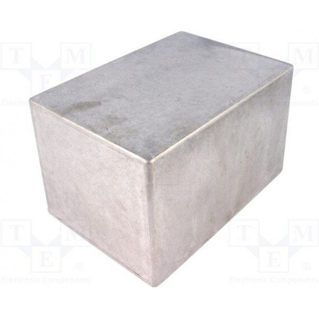 1550F, 1550 Series Natural Die Cast Aluminium Enclosure, IP54, Natural Lid, 171 x 121 x 105mm