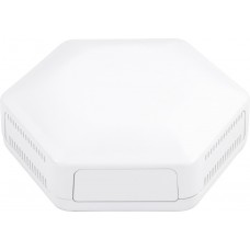 CBHEX1-33-WH, HexBox IoT Enclosure with 3 Solid and 3 Vented Panels 130x146x45mm White ABS IP30 / IP40