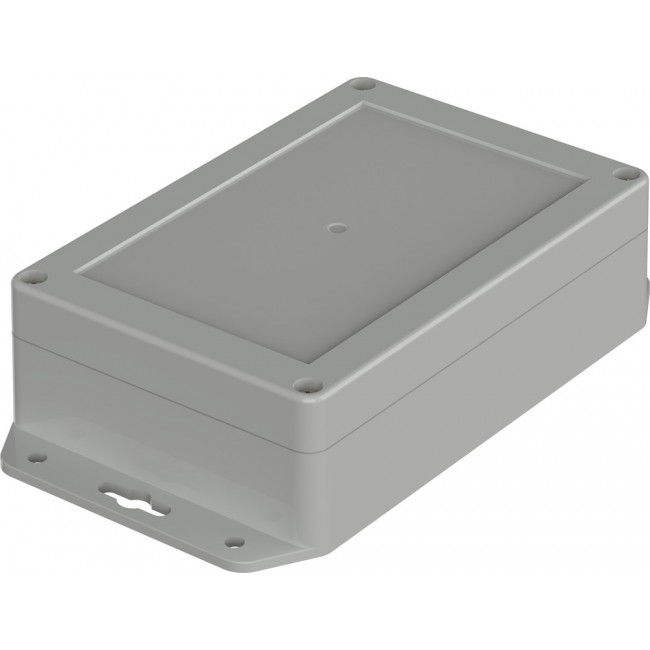 07615105 XM 151005 WL 7035, Euromas X Series Light Grey Polycarbonate Enclosure, IP66, IP68, IK07, Flanged, Light Grey Lid, 150 x 100 x 45mm