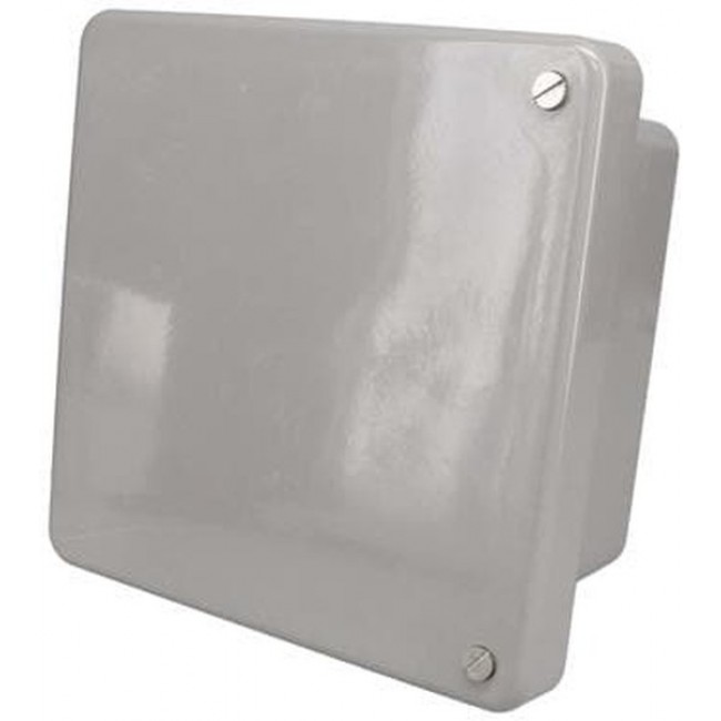 NF-6610, Electrical Enclosures Fiberglass Enclosure with Hinged Screw-Down Cover (7.7 X 7.7 X 4.6 In)