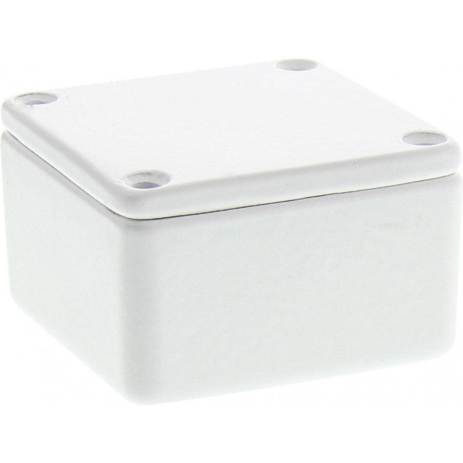 RTM5001/11-WH, Diecast Aluminium Enclosure 5000 50x50x31mm Aluminium White IP54