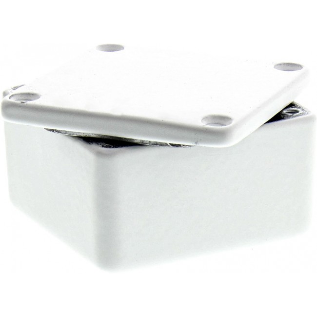 RTM5001/11-WH, Diecast Aluminium Enclosure 5000 50x50x31mm Aluminium White IP54