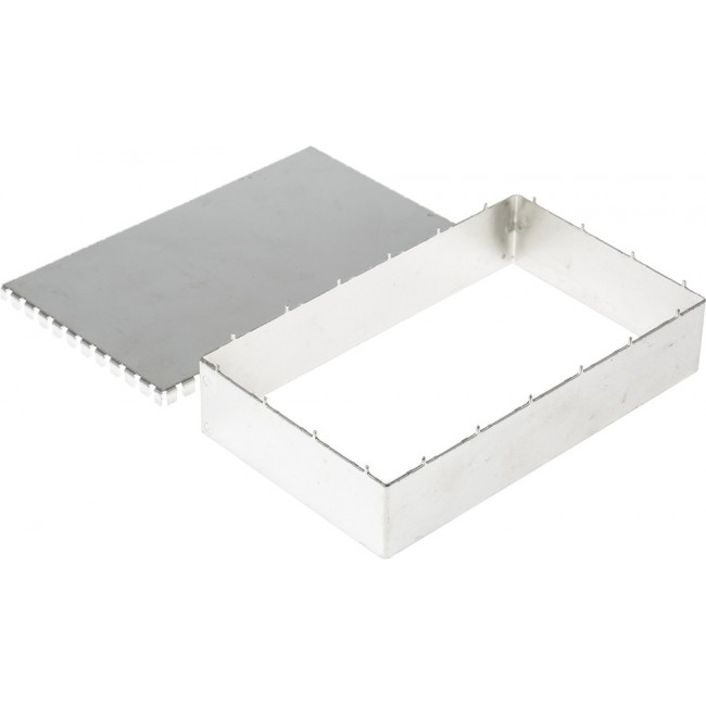 RS01/PFL8T, PFL Steel PCB Shielded Enclosure, 125 x 75 x 25mm