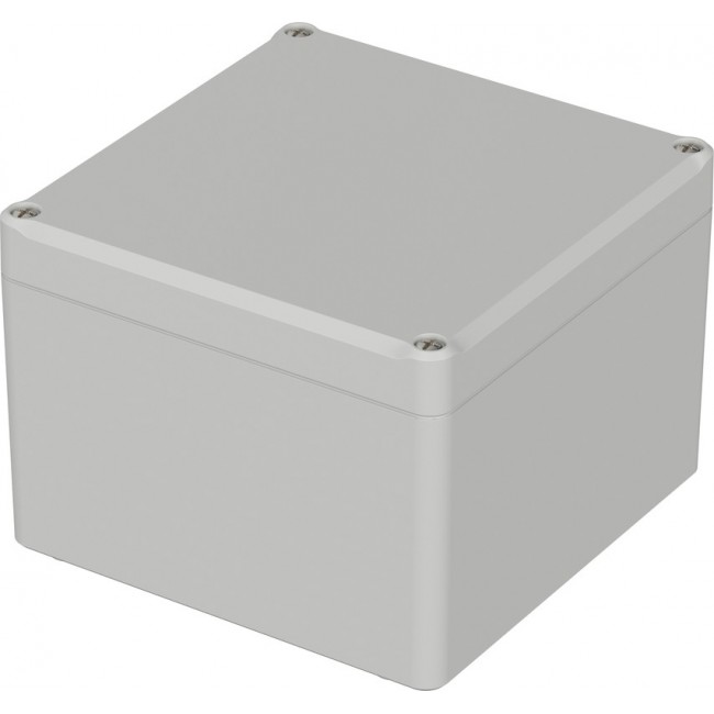 63227000, Euromas II Series Light Grey ABS General Purpose Enclosure, IP65, Light Grey Lid, 122 x 120 x 87mm