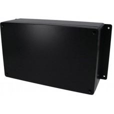 AN-2823-AB, Electrical Enclosures Aluminum Enclosure with Mounting Flanges Black (10.2 X 6.3 X 3.6 In)