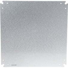 Steel Mounting Plate, 348mm H, 348mm L for Use with 400 x 400 Enclosure