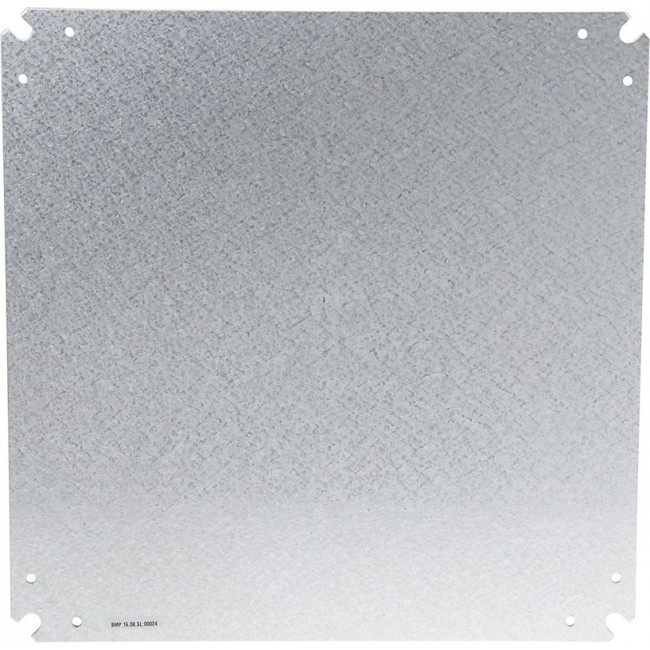 Steel Mounting Plate, 348mm H, 348mm L for Use with 400 x 400 Enclosure