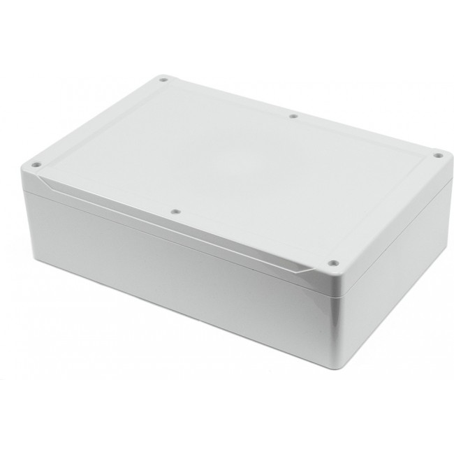 1555X2GY, 1555 Series Polycarbonate Enclosure, IP68, 11.81 x 7.87 x 3.54in