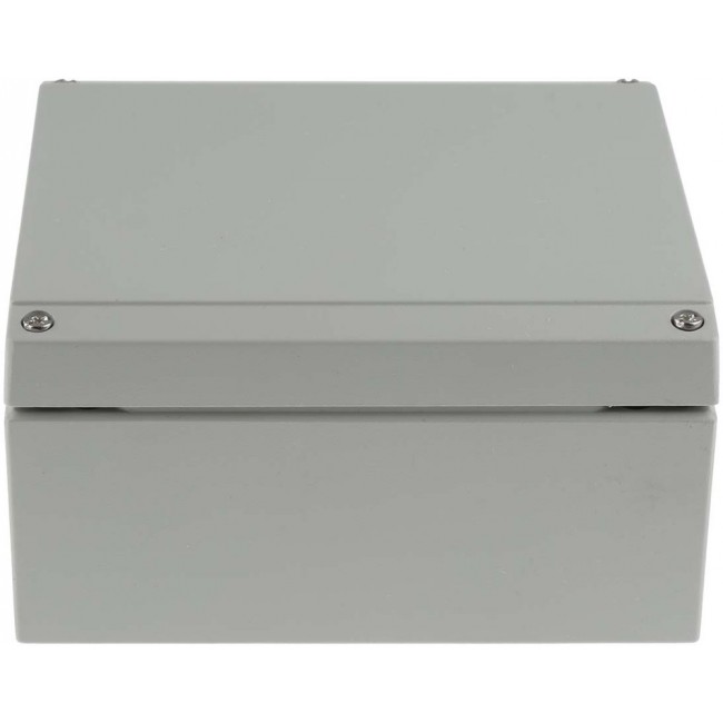 041616080, Aluform Series Grey Die Cast Aluminium Enclosure, IP66, IK09, Grey Lid, 160 x 160 x 81mm