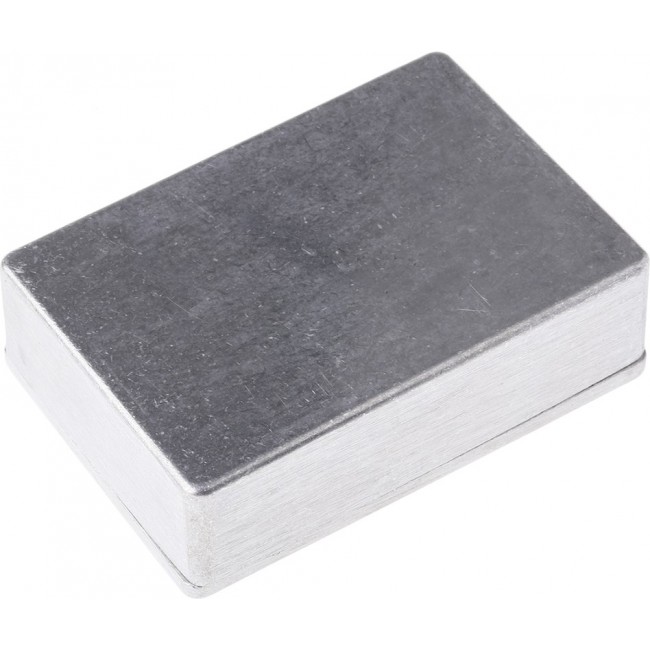 480-C140, 480 Series Silver Die Cast Aluminium Enclosure, IP66, IP67, IP68, Silver Lid, 80 x 55 x 26mm