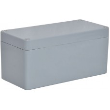 Grey Fibreglass Reinforced Polyester General Purpose Enclosure, IP66, Grey Lid, 190 x 75 x 75mm