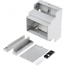 CNMB/4/KIT, Modular Enclosure Enclosure Type CNMB Series , 71 x 58 x 90mm, Polycarbonate DIN Rail Enclosure