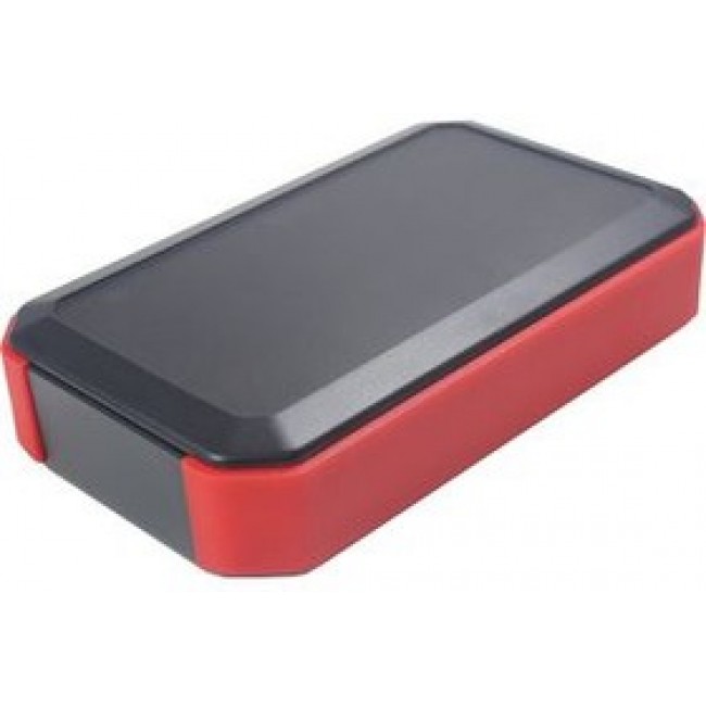 WH125-28-N-BR, Handheld Waterproof Enclosure WH 79x126x28mm Black / Red ABS IP67