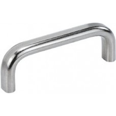 Handle, straight, stainless steel, (L x W x H) 110 x 15 x 39 mm, silver, 3477.1002