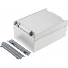 290.112.000, Techno Plus Series Grey Plastic Enclosure, IP67, Grey Lid, 160 x 110 x 70mm