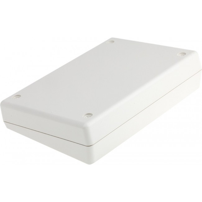 ABS enclosure, (L x W x H) 190 x 138 x 47 mm, gray white, A0519007