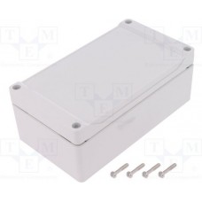 1555J2GY, Enclosures, Boxes, & Cases Watertight/Polycarb. 6.3x3.5x2.4"StyleLi