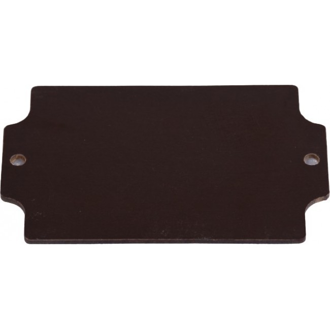 Bakelite Mounting Plate, 2mm H, 63mm W, 68mm L for Use with GRP Enclosure