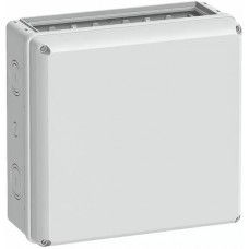 73351001, Spelsberg AK 14 Series Grey Plastic Enclosure, IP65, IK08, Flanged, Grey Lid, 315 x 300 x 147mm