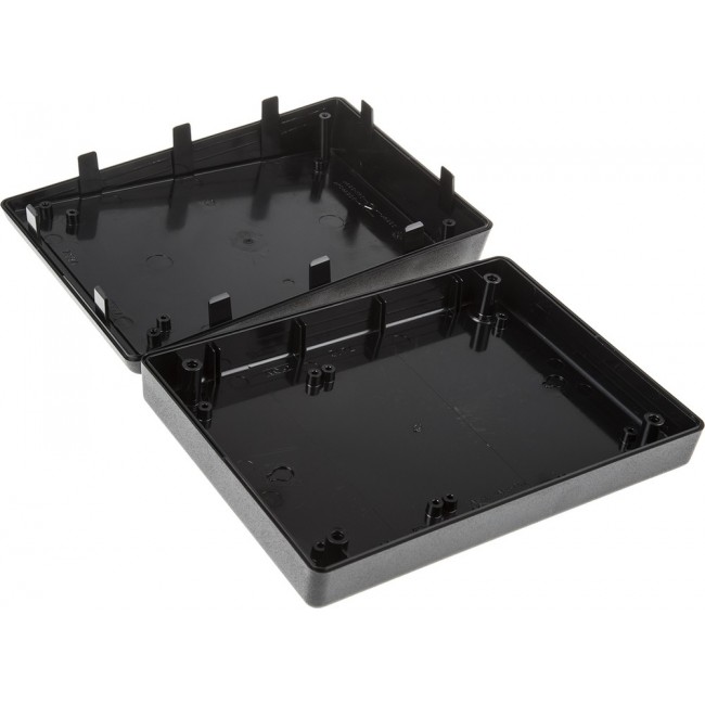 ABS enclosure, (L x W x H) 180 x 118 x 54 mm, black, IP40, A0514009