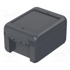 B 100806 ABS 7024, Enclosure: multipurpose; X: 80mm; Y: 113mm; Z: 60mm; BOCUBE; ABS