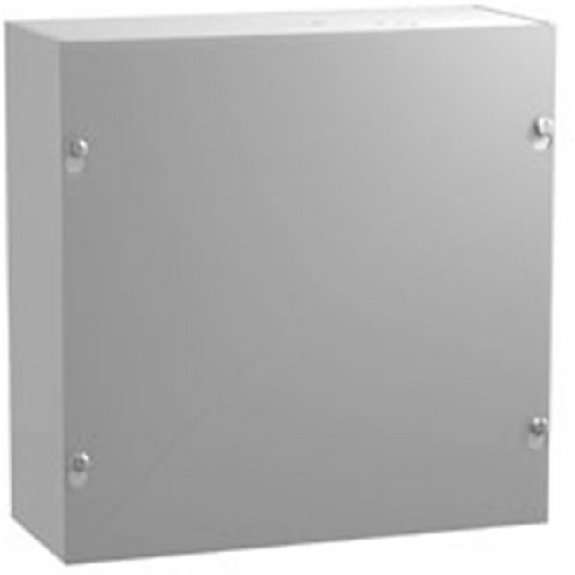 CS644, Electrical Enclosures N1 Screw Cover - 6 x 4 x 4 - Steel/Gray