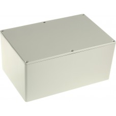 Grey Die Cast Aluminium Enclosure, Grey Lid, 222.2 x 146 x 106.5mm