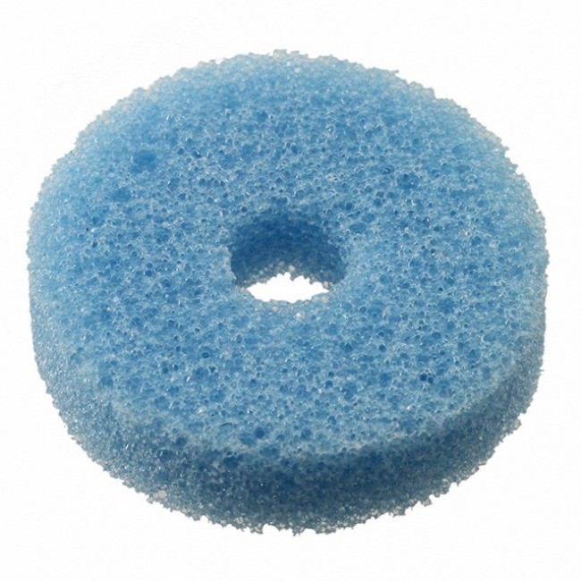 CF-45EG 0.25 RING PAD, Foam 1.00" Diameter (25.4mm) X 0.250" (6.35mm) Polyurethane Blue