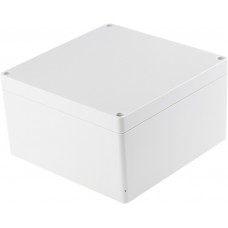 1554SGY, Box Polycarbonate Gray Cover Included 6.299" L x 6.299" W (159.99mm x 159.99mm) X 3.543" (90.00mm)