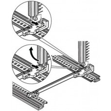 Guide rail, plastic, (L x W) 160 x 2 mm, red, 64560-074