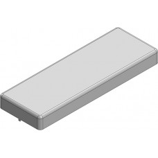 MS593-20S, RF Shield Shield, 1-Piece 0.811" (20.60mm) X 2.335" (59.30mm) Non-Vented Solder