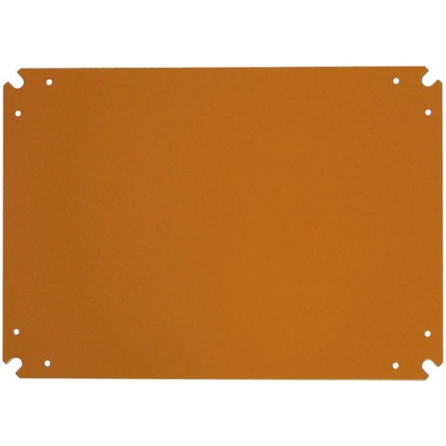 Steel Mounting Plate, 348mm H, 548mm L for Use with 600 x 400 Enclosure