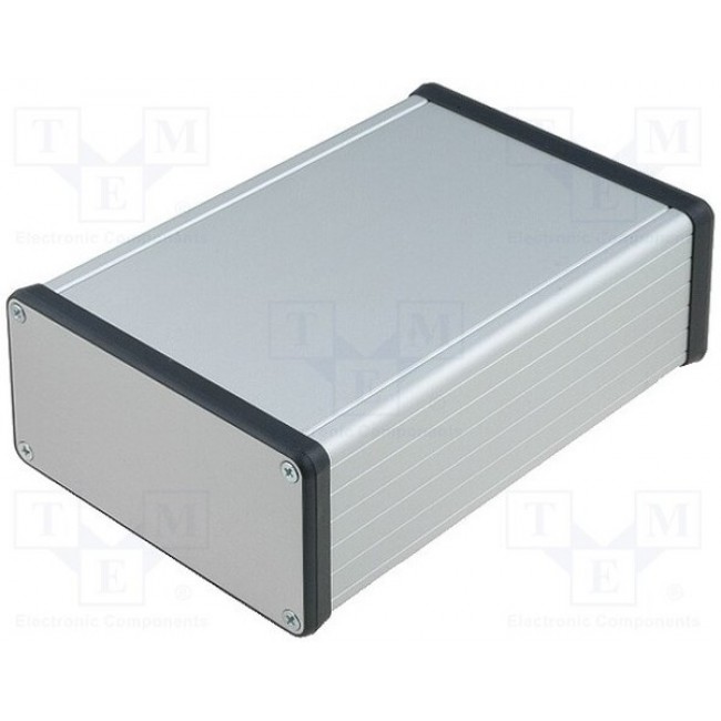 Aluminum enclosure, (L x W x H) 160 x 103 x 53 mm, natural, IP54, 1455N1601