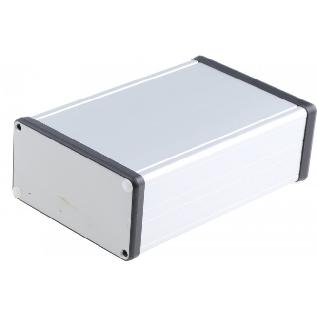 Aluminum enclosure, (L x W x H) 160 x 103 x 53 mm, natural, IP54, 1455N1601