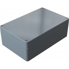 01182810, Aluminium Standard Series Grey Die Cast Aluminium Enclosure, IP66, IK09, Grey Lid, 280 x 180 x 100mm