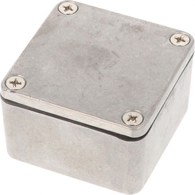 1590WLB, 1590 Series Natural Die Cast Aluminium Enclosure, IP65, Natural Lid, 51 x 51 x 31mm