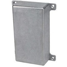 CU-5124, Natural Die Cast Aluminum Bracket Mount Box - External 4.37 x 2.37 x 1.21 Inches - Internal 4.06 x 2.06 x 1.06 In ...