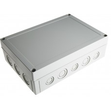 PCM 200/75 G ENCLOSURE, Grey Polycarbonate Enclosure, IP66, IP67, Grey Lid, 255 x 180 x 75mm