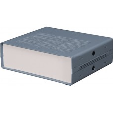 Grey Extruded Aluminium Enclosure, IP30, Grey Lid, 178 x 203 x 87mm