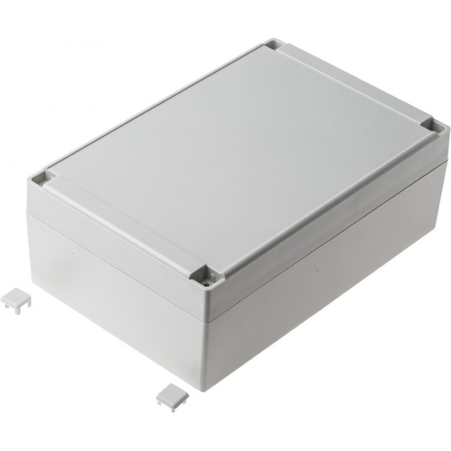 CRDCGG009, 7000 Series Grey ABS Enclosure, IP65, Grey Lid, 220 x 145 x 80mm